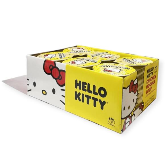 Hello Kitty Chicken Ramen Cup 6 Pack – Expired Display Collectible Only - Picture 1 of 6